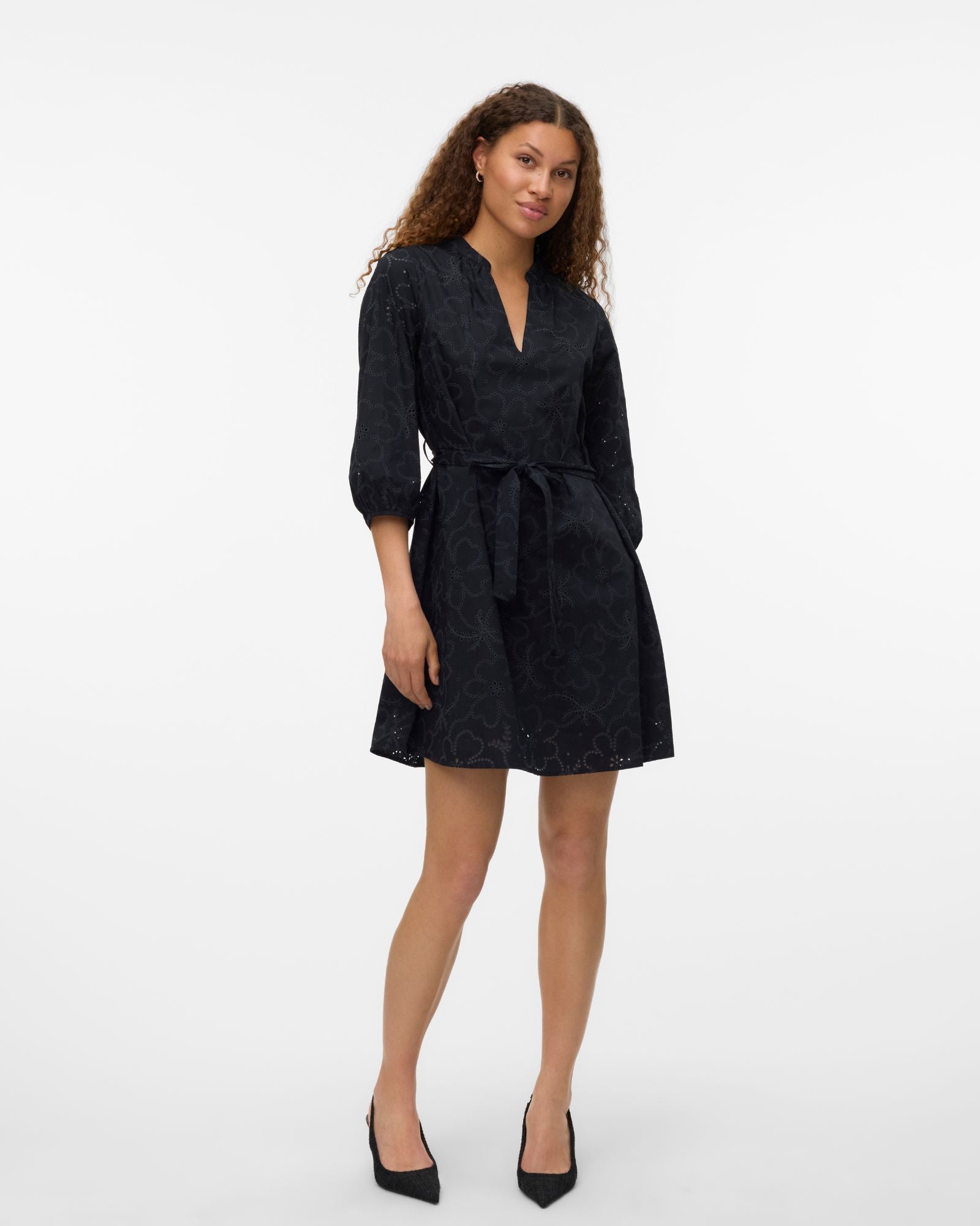 VMDORA LONG SLEEVE MINI DRESS